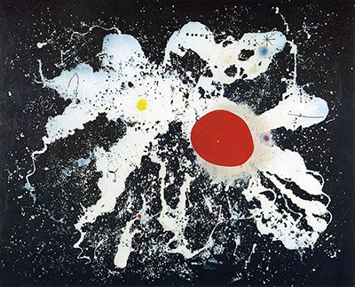 The Red Disk Joan Miro